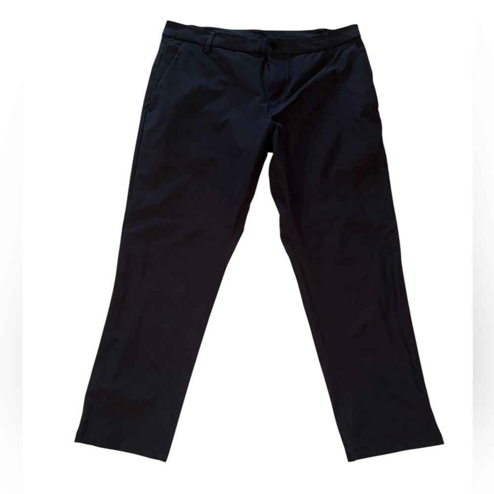 Lululemon Commission Pant Classic Warpstreme 28"Inseam Black 36” Waist Orig $128 - Picture 9 of 10